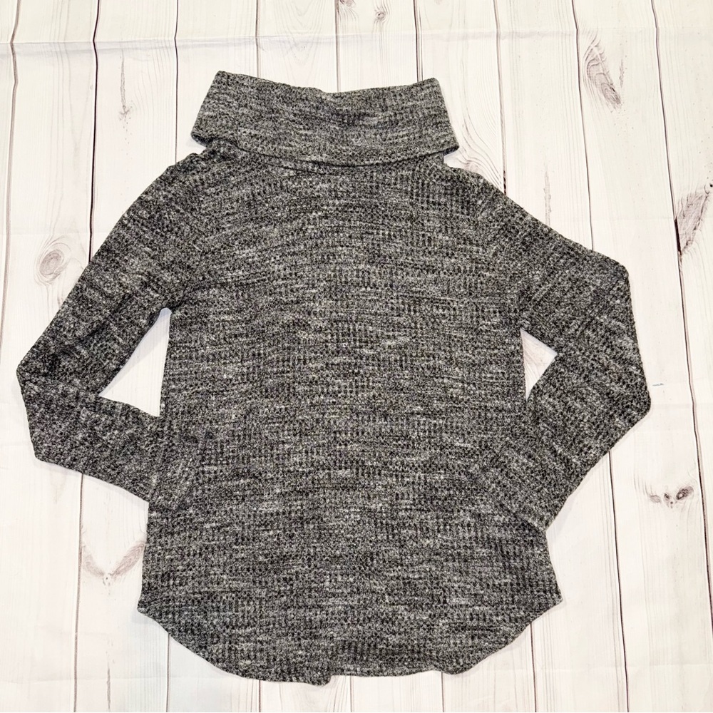 Gray Cowl Neck Sweater - Size small